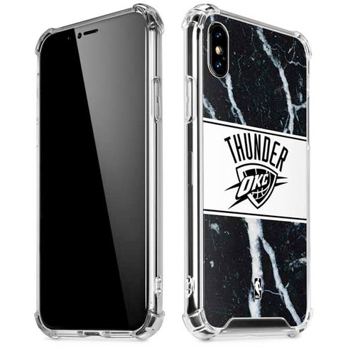 NBA Oklahoma City Thunder Marble iPhone X/XS Clear Case