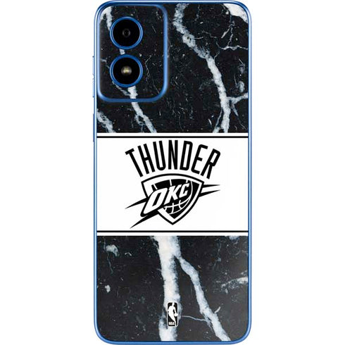 NBA Oklahoma City Thunder Marble Moto G Play 4G (2024) Skin