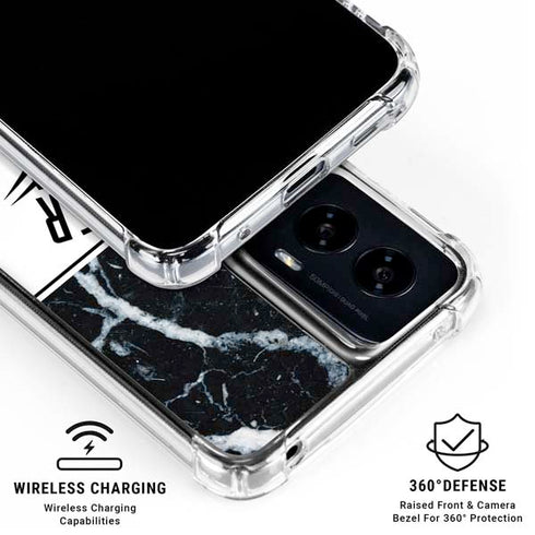 NBA Oklahoma City Thunder Marble Moto G Power 5G (2024) Clear Case
