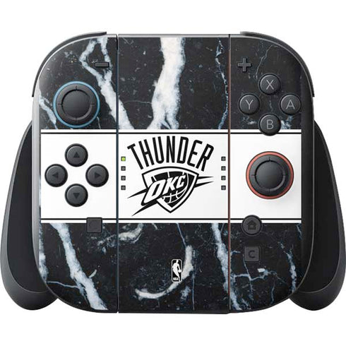 NBA Oklahoma City Thunder Marble Nintendo Switch 2 (2025) with Joy-Con Skin