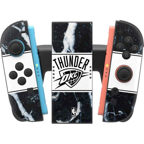NBA Oklahoma City Thunder Marble Nintendo Switch 2 (2025) Joy-Con Controller Skin