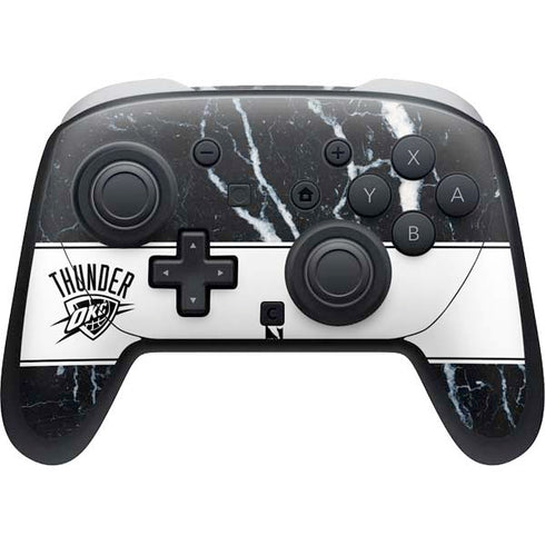 NBA Oklahoma City Thunder Marble Nintendo Skins