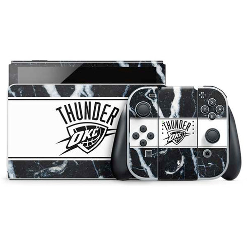 NBA Oklahoma City Thunder Marble Nintendo Skins