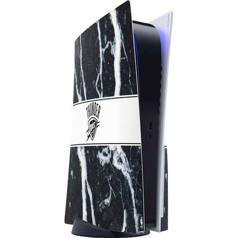 NBA Oklahoma City Thunder Marble PlayStation PS5 Skins
