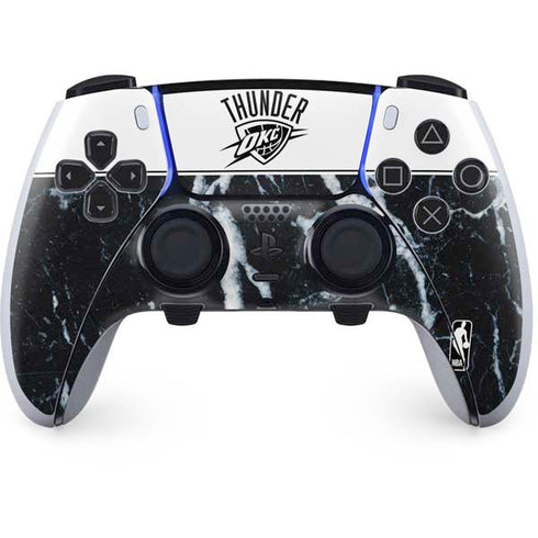 NBA Oklahoma City Thunder Marble PlayStation PS5 Skins
