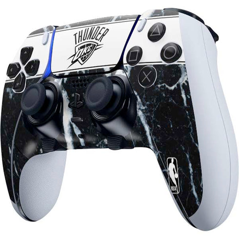 NBA Oklahoma City Thunder Marble PS5 DualSense Edge Pro Controller Skin