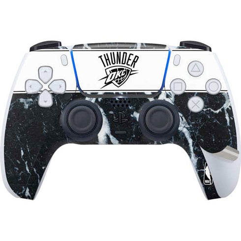 NBA Oklahoma City Thunder Marble PS5 Pro Disk Bundle Skin