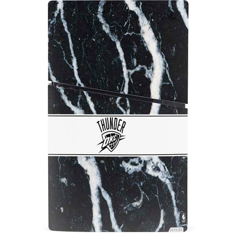NBA Oklahoma City Thunder Marble PS5 Slim Digital Edition Console Skin