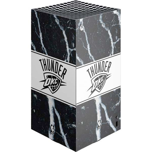 NBA Oklahoma City Thunder Marble XBox Series X Digital Edition Console Skin