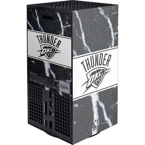 NBA Oklahoma City Thunder Marble XBox Series X Digital Edition Console Skin