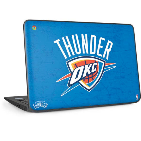 NBA Oklahoma City Thunder Primary Logo HP Chromebook Skin