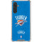 NBA Oklahoma City Thunder Primary Logo Galaxy A17 Clear Case