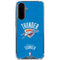 NBA Oklahoma City Thunder Primary Logo Galaxy A36 5G Clear Case