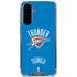 NBA Oklahoma City Thunder Primary Logo Galaxy A36 5G Clear Case