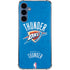 NBA Oklahoma City Thunder Primary Logo Galaxy A55 5G Clear Case