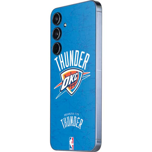 NBA Oklahoma City Thunder Primary Logo Galaxy A55 5G Skin