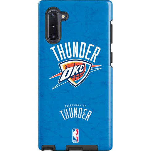 NBA Oklahoma City Thunder Primary Logo Galaxy Cases