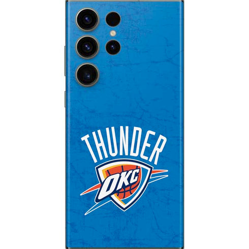 NBA Oklahoma City Thunder Primary Logo Galaxy Skins