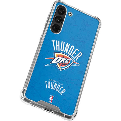 NBA Oklahoma City Thunder Primary Logo Galaxy S24 FE Clear Case