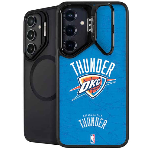 NBA Oklahoma City Thunder Primary Logo Galaxy S25 Kickstand Case
