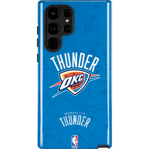 NBA Oklahoma City Thunder Primary Logo Galaxy Cases