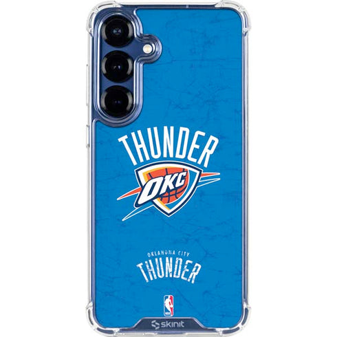 NBA Oklahoma City Thunder Primary Logo Galaxy S25 Clear Case