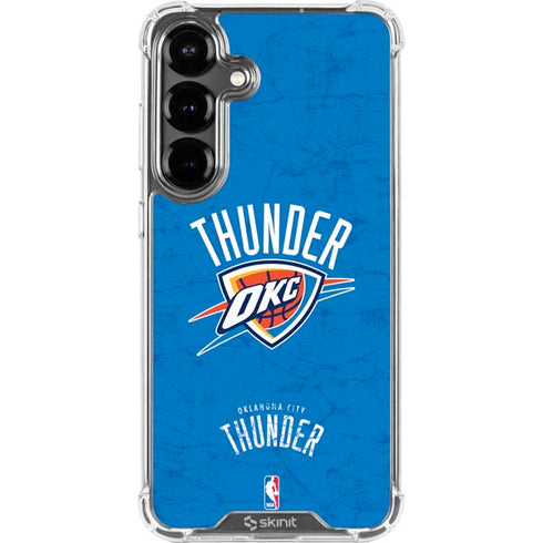 NBA Oklahoma City Thunder Primary Logo Galaxy S26 Clear Case
