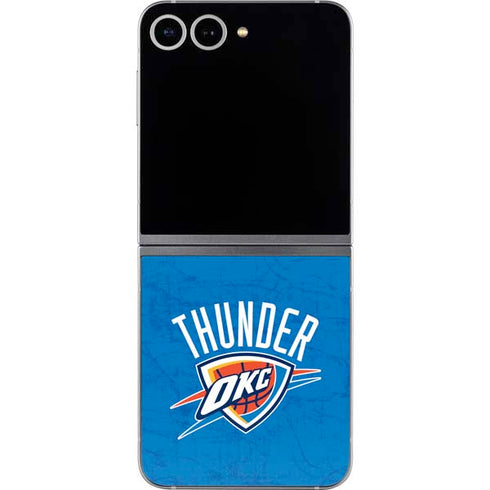 NBA Oklahoma City Thunder Primary Logo Galaxy Z Flip6 Skin