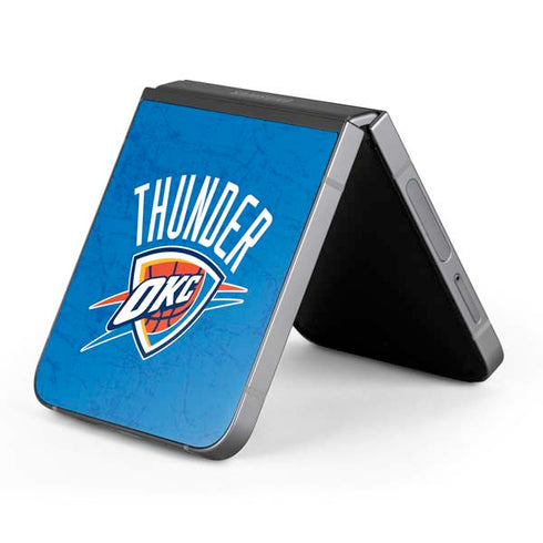 NBA Oklahoma City Thunder Primary Logo Galaxy Z Flip6 Skin