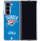 NBA Oklahoma City Thunder Primary Logo Galaxy Z Fold5 5G Clear Case