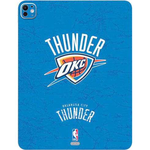 NBA Oklahoma City Thunder Primary Logo iPad Pro 13in M4 (2024) Skin