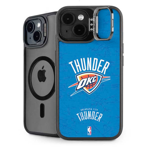 NBA Oklahoma City Thunder Primary Logo iPhone 14 Plus Kickstand Case