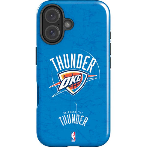 NBA Oklahoma City Thunder Primary Logo iPhone 16 Magsafe Impact Case