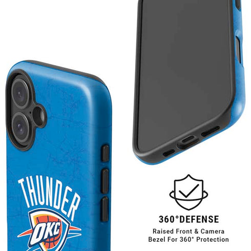 NBA Oklahoma City Thunder Primary Logo iPhone 16 Magsafe Impact Case