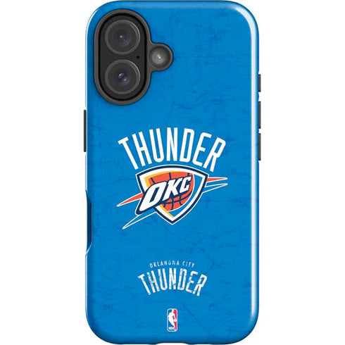 NBA Oklahoma City Thunder Primary Logo iPhone 16 Plus Impact Case