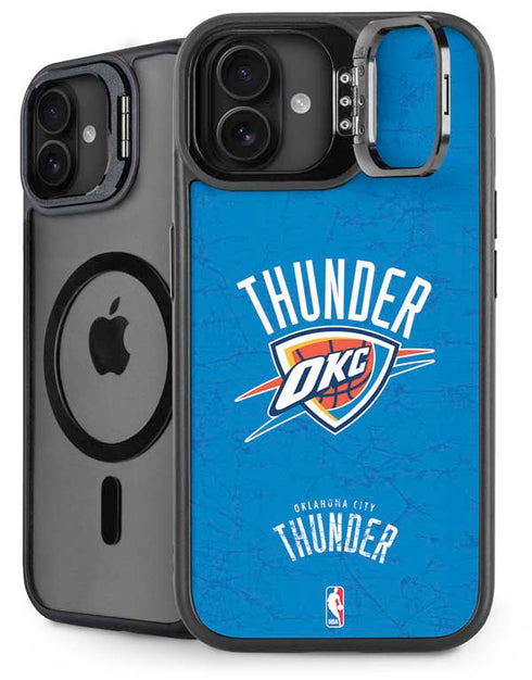 NBA Oklahoma City Thunder Primary Logo iPhone 16 Plus Kickstand Case