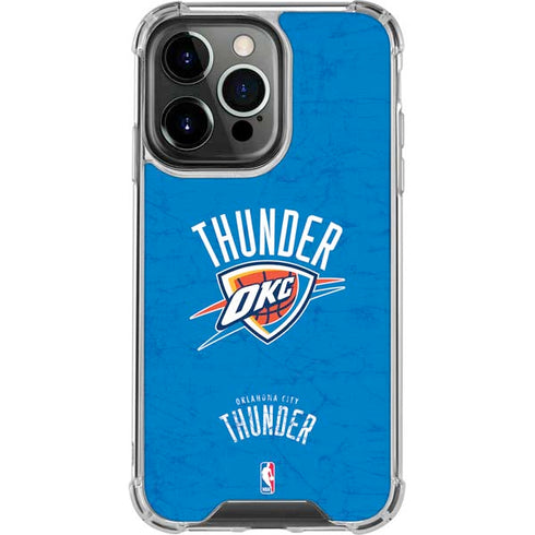 NBA Oklahoma City Thunder Primary Logo iPhone 16 Pro Max Clear Case