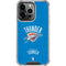 NBA Oklahoma City Thunder Primary Logo iPhone 16 Pro Max Clear Case