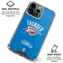 NBA Oklahoma City Thunder Primary Logo iPhone 16 Pro Max Clear Case