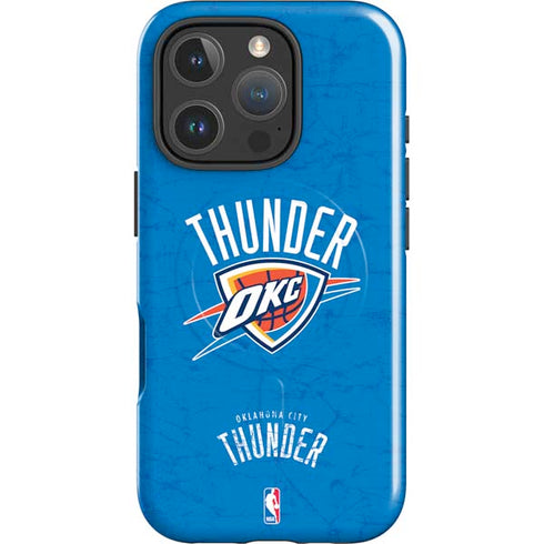 NBA Oklahoma City Thunder Primary Logo iPhone 16 Pro Max Magsafe Impact Case