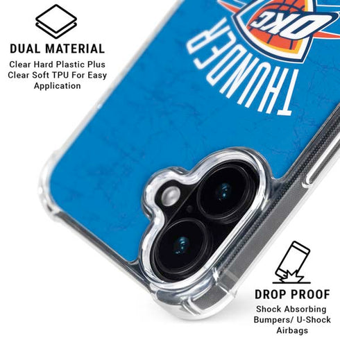 NBA Oklahoma City Thunder Primary Logo iPhone 17 Clear Case