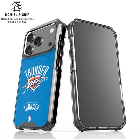 NBA Oklahoma City Thunder Primary Logo iPhone 18 Pro Clear Case