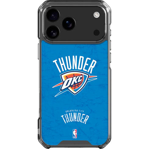 NBA Oklahoma City Thunder Primary Logo iPhone 18 Pro Max Clear Case