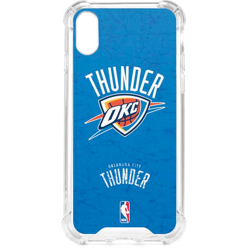 NBA Oklahoma City Thunder Primary Logo iPhone XS Clear Case