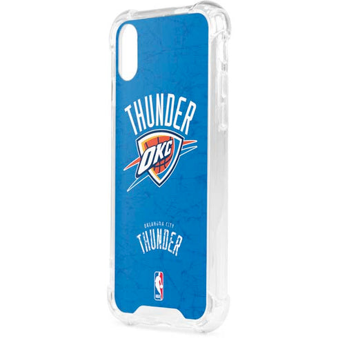 NBA Oklahoma City Thunder Primary Logo iPhone XS Clear Case