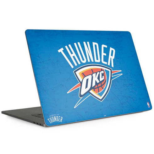 NBA Oklahoma City Thunder Primary Logo MacBook Skins