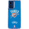 NBA Oklahoma City Thunder Primary Logo Moto G 5G (2024) Clear Case