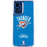 NBA Oklahoma City Thunder Primary Logo Moto G 5G (2024) Clear Case