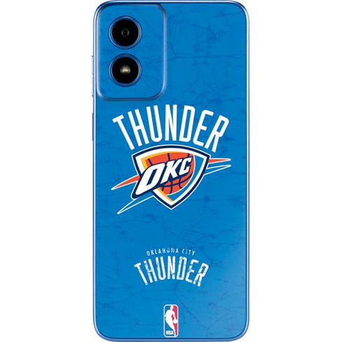 NBA Oklahoma City Thunder Primary Logo Moto G Play 4G (2024) Skin