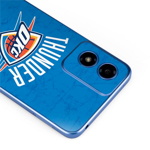 NBA Oklahoma City Thunder Primary Logo Moto G Play 4G (2024) Skin
